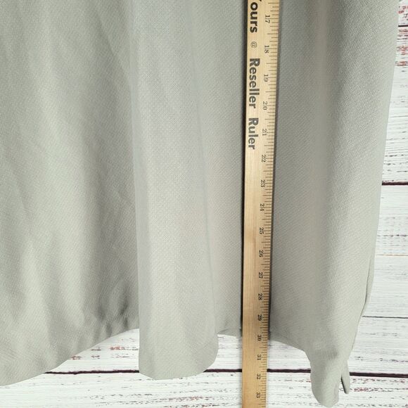 Lululemon Woven Air Popover Shirt Button Up Mens Size XXL Pocket Greige Casual - Picture 2 of 6